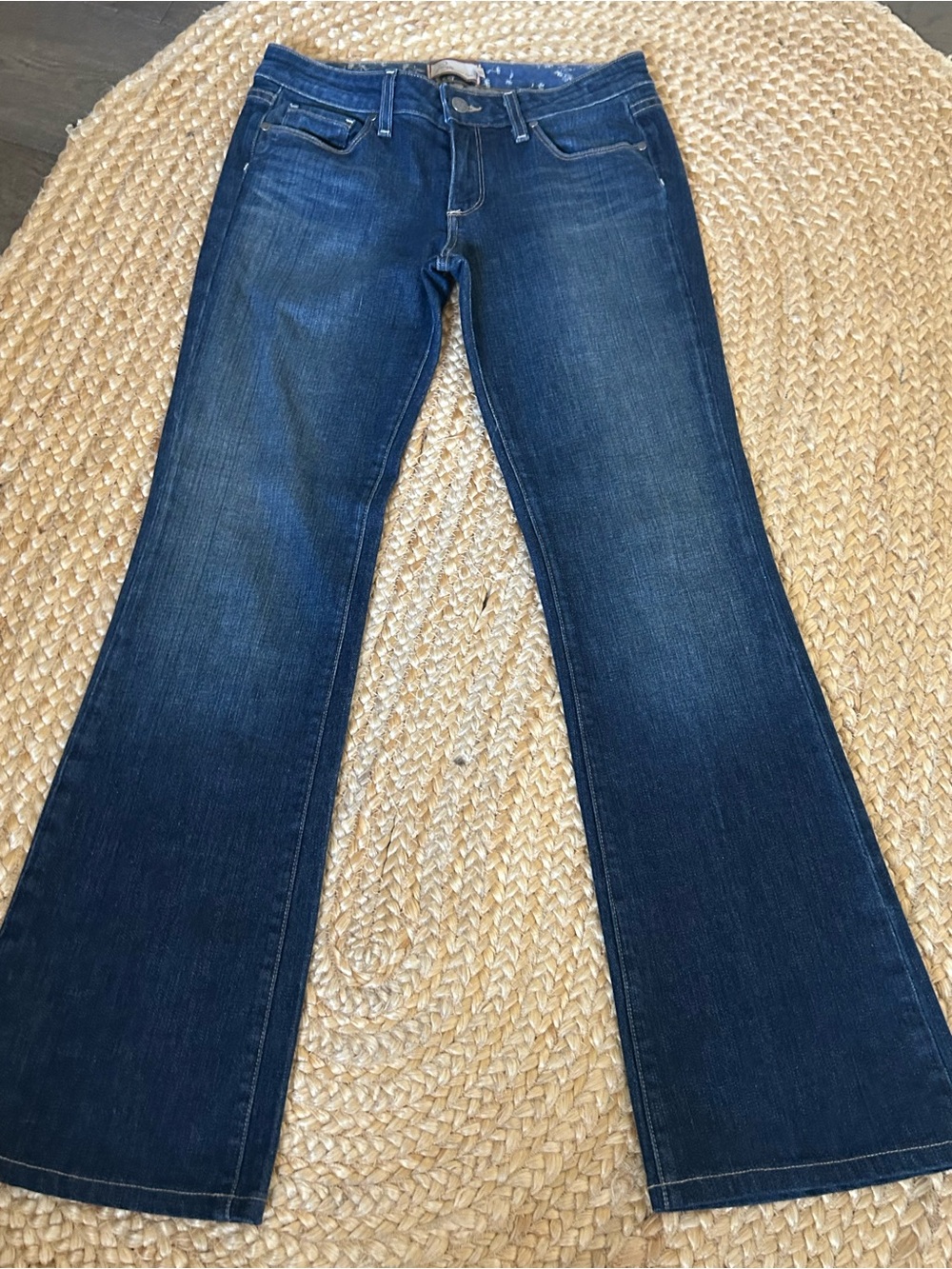 PAIGE Vintage Dark Blue Flare Jeans